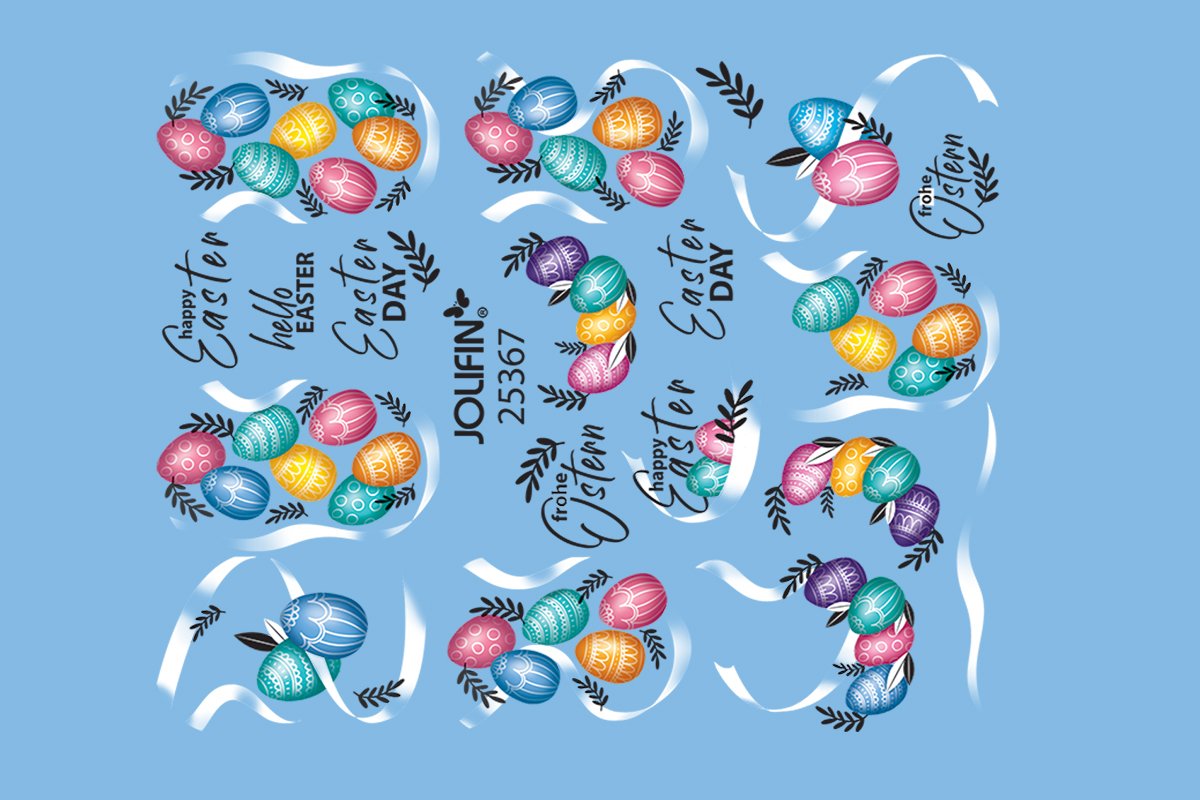 Jolifin Happy Easter Tattoo - No. 7