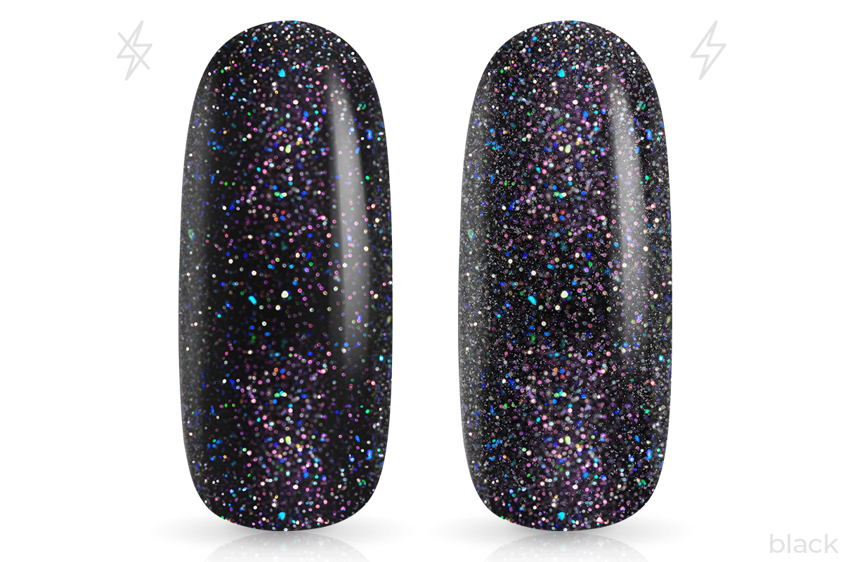  Jolifin LAVENI Shellac - FlashOn rosy frozen Flakes 10ml