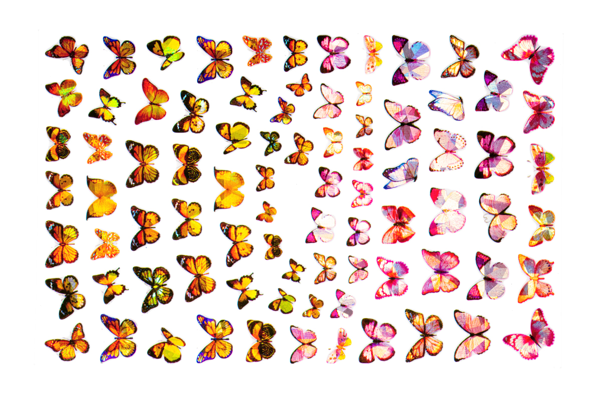 Jolifin LAVENI XL Sticker - Butterfly Hologramm Nr. 6