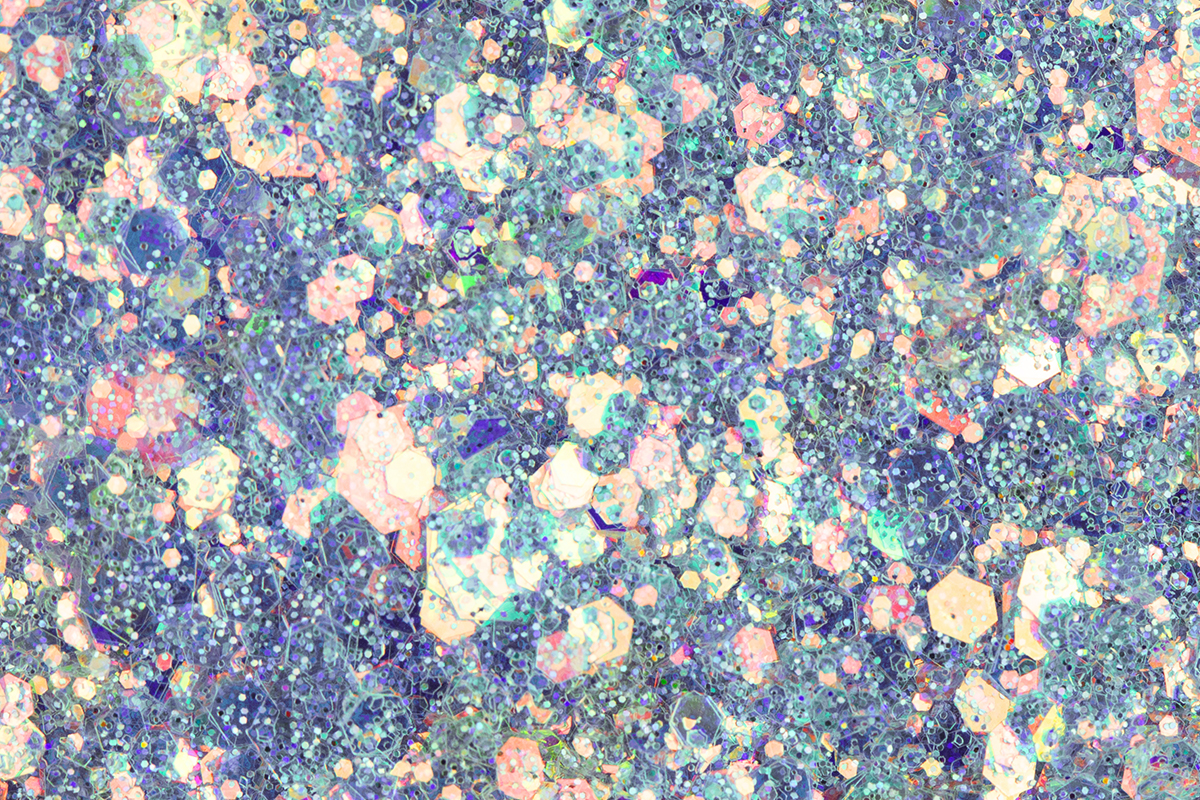 Jolifin LAVENI Mermaid Glitter - clear diamond 