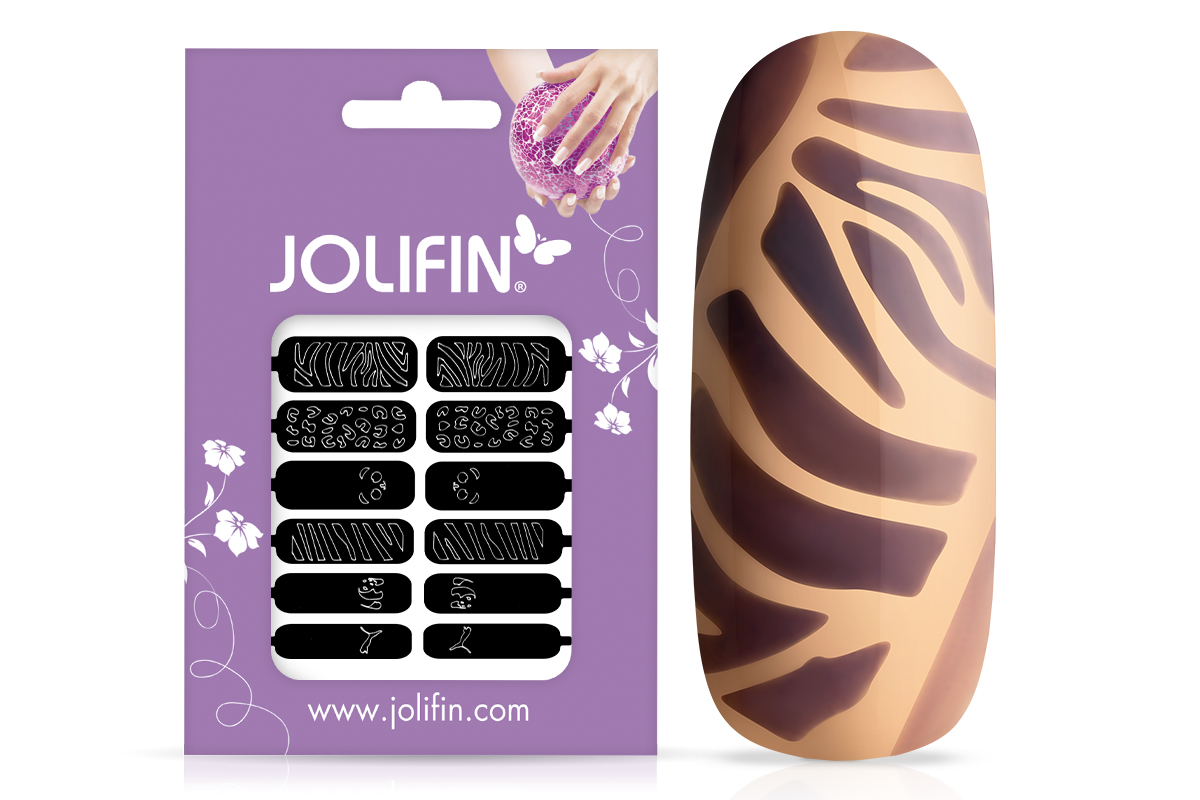 Jolifin Airbrush- und Nagellackschablone Nr. 36