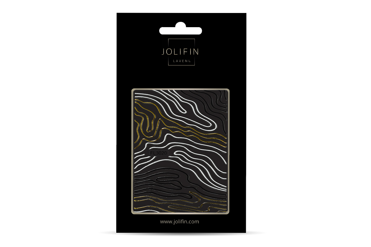 Jolifin LAVENI XL Sticker - black & white No. 17