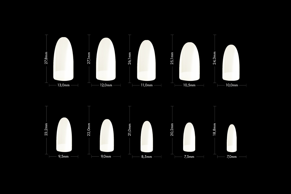 Jolifin 100er Tipbox oval - natur