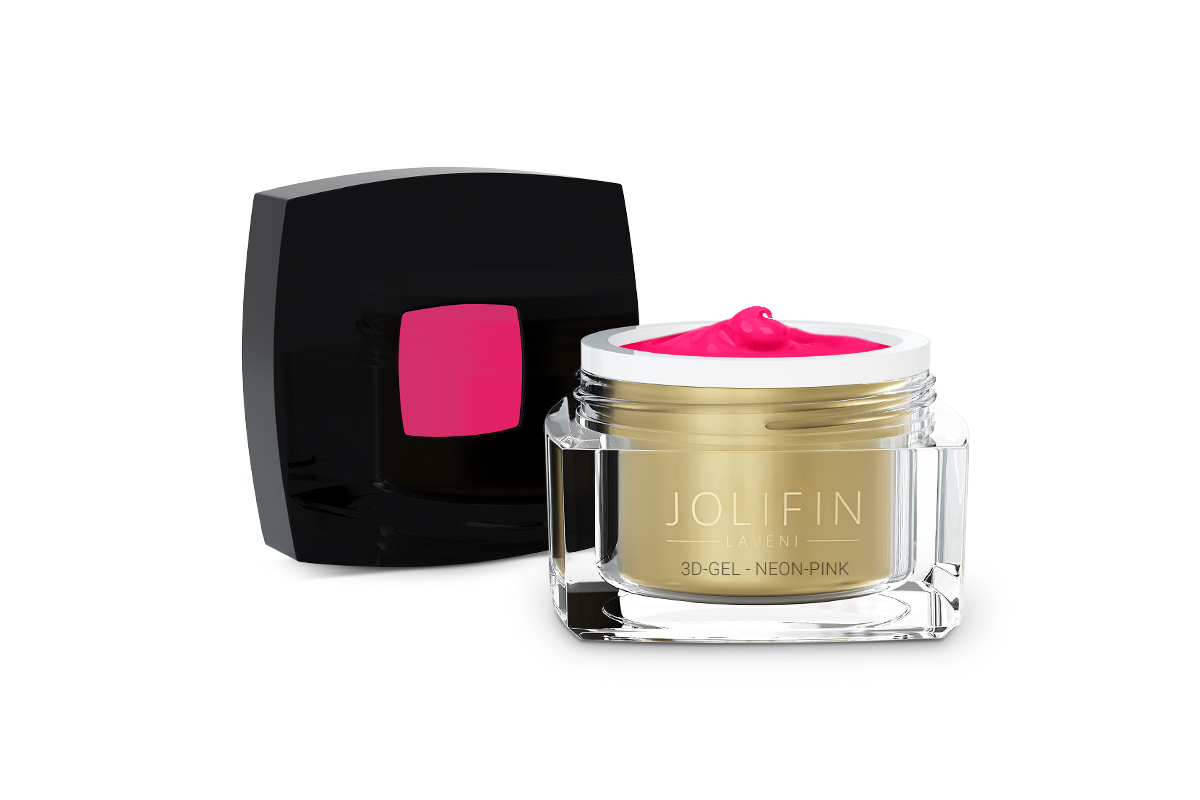 Jolifin LAVENI 3D-Gel - neon-pink 5ml