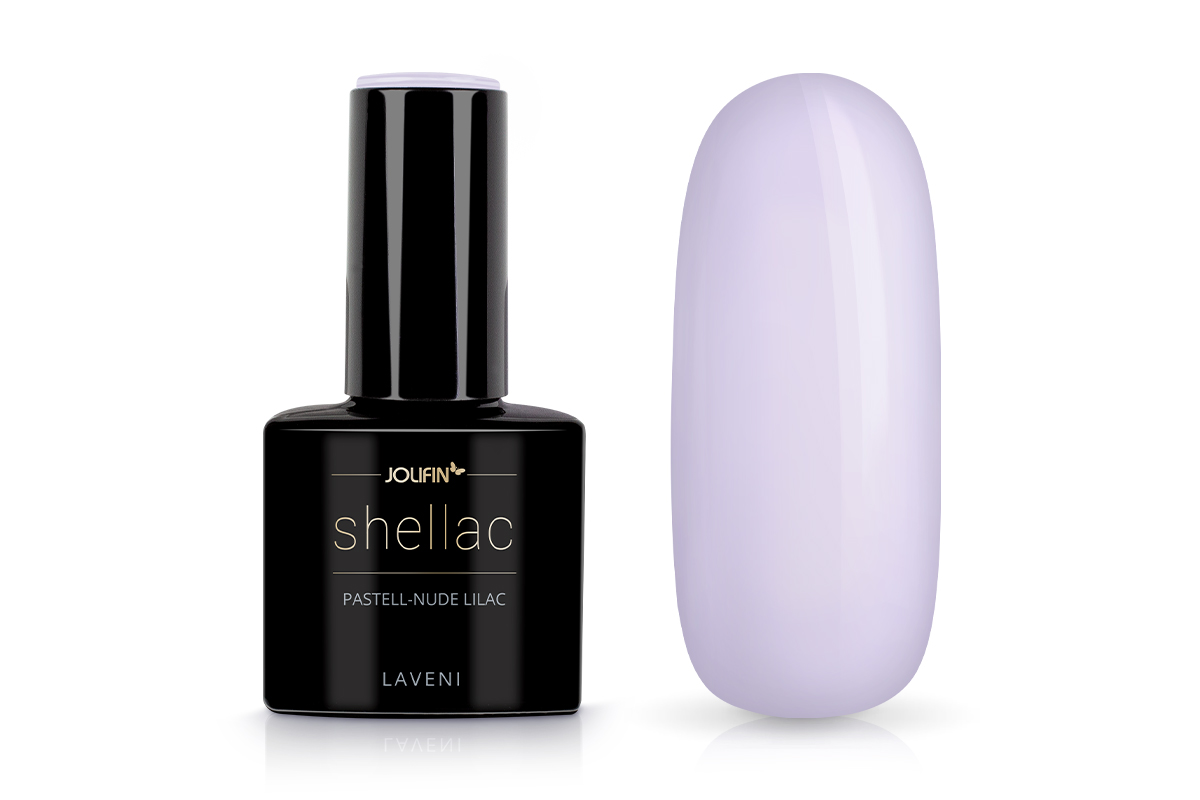 Jolifin LAVENI Shellac - pastell-nude lilac 10ml