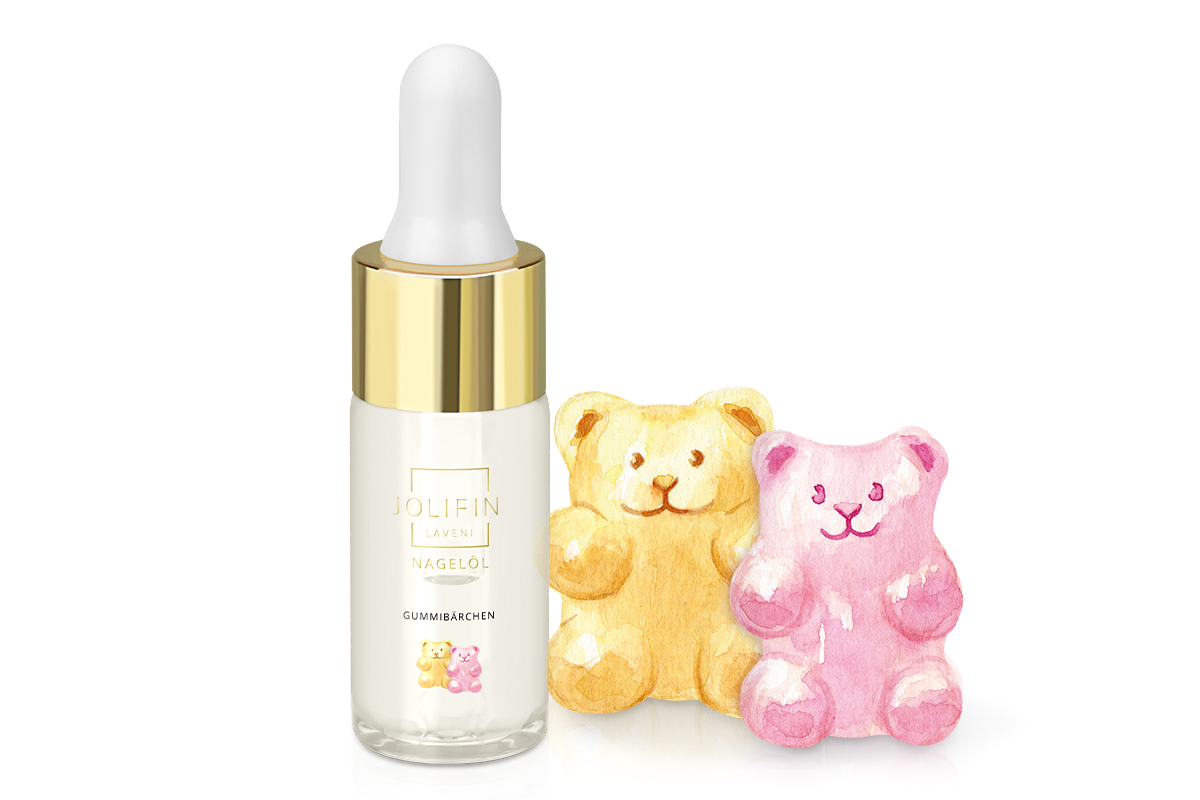 Jolifin LAVENI Nagelöl - Gummibärchen 10ml