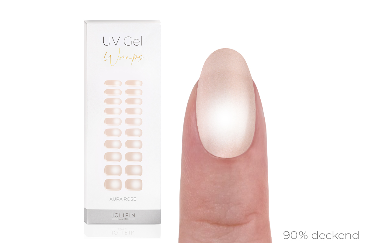 Jolifin LAVENI UV Gel-Wraps - Aura rosé