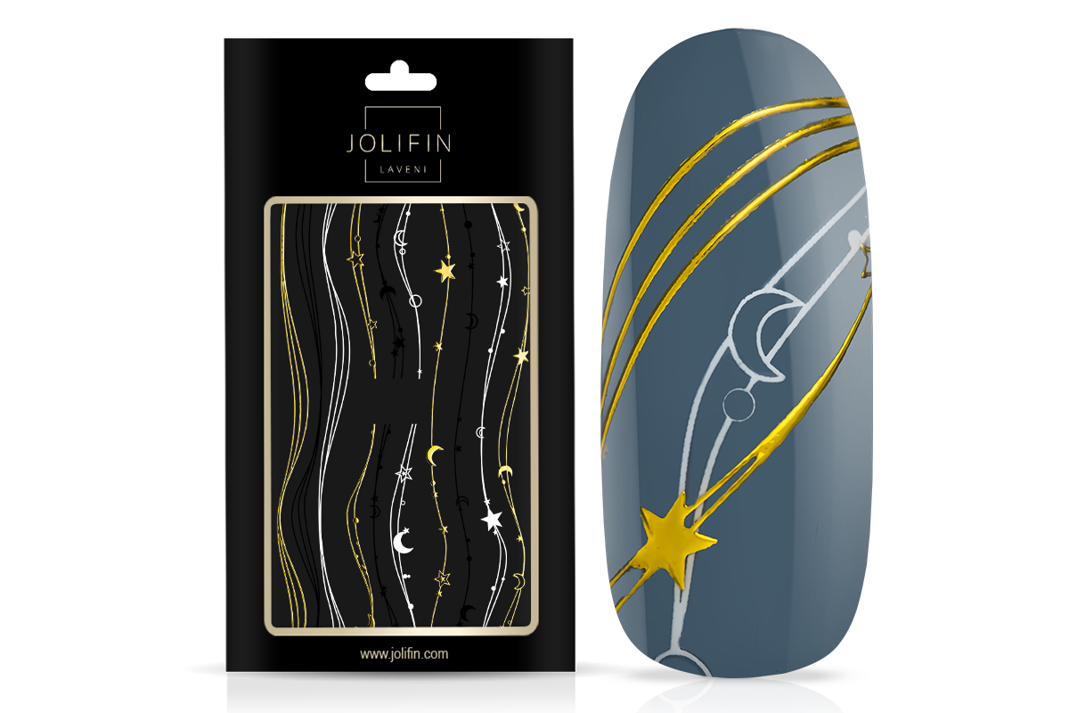 Jolifin LAVENI XL Sticker - black & white Nr. 5