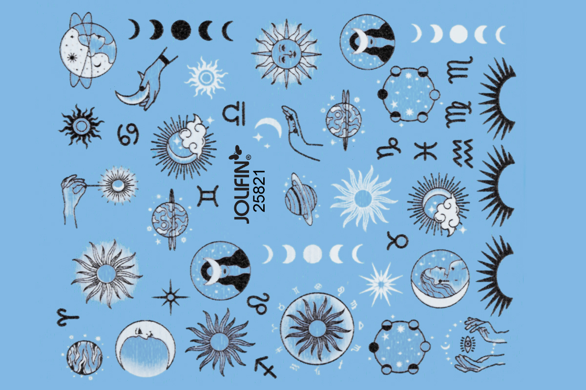 Jolifin Nail Art Tattoo - Zodiac No. 2