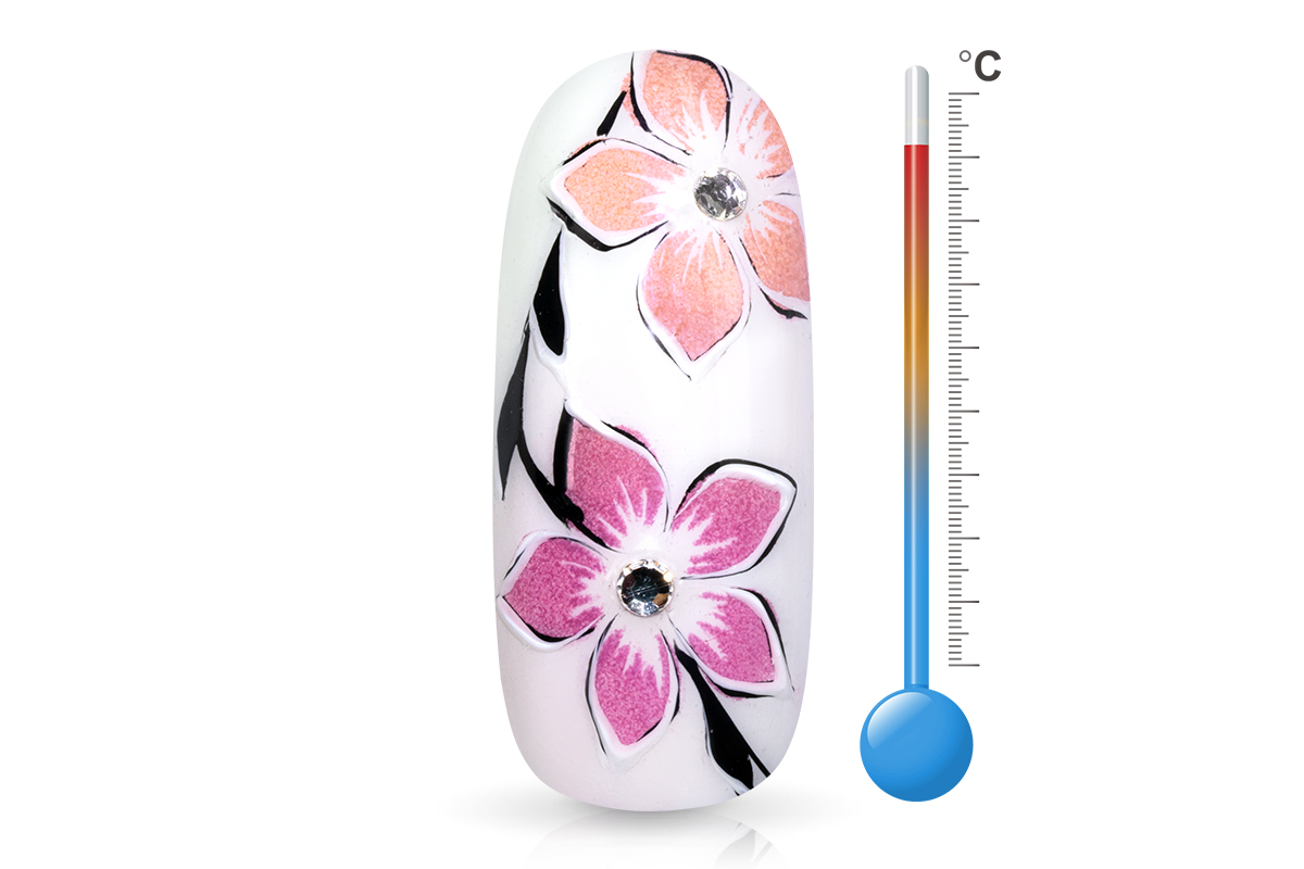 Jolifin Ombre-Gel - Thermo violet nude-apricot 5ml