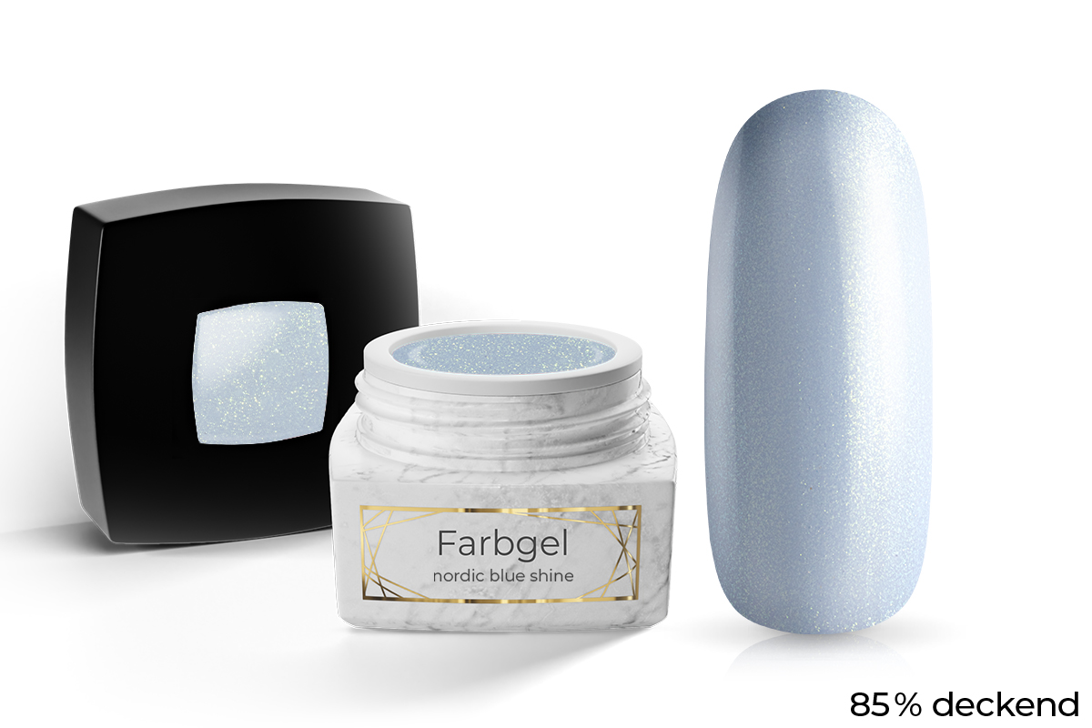 Jolifin LAVENI PRO Farbgel - nordic blue shine 5ml