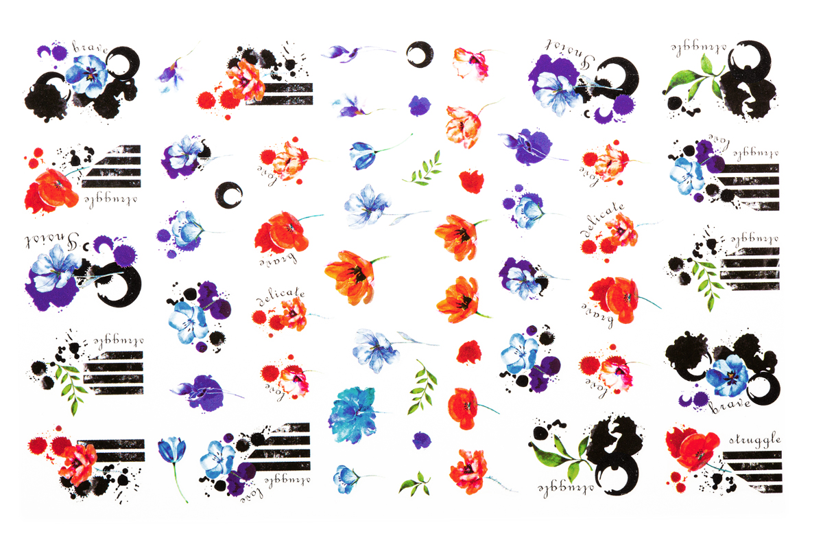 Jolifin LAVENI XL Sticker - Flowers Nr. 30