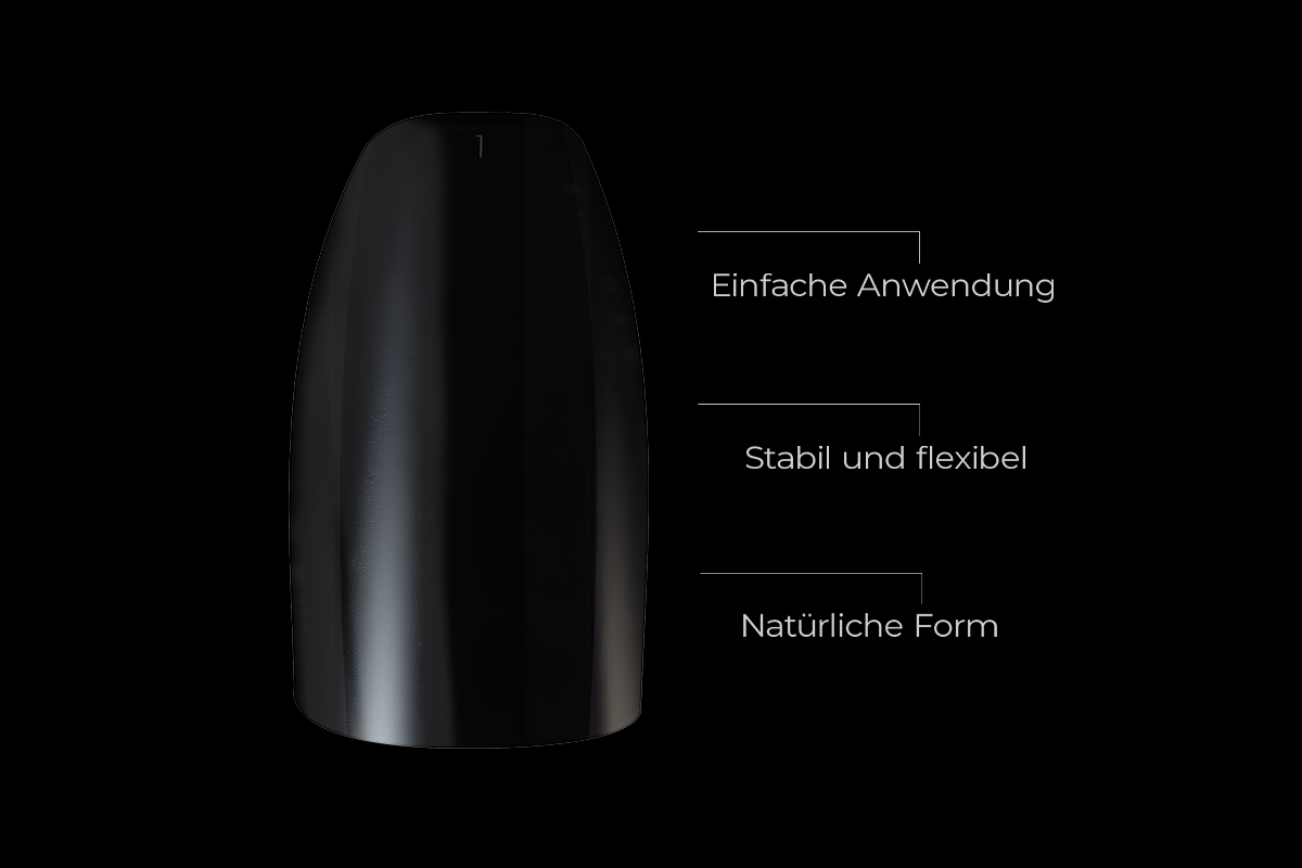 Jolifin 100 tip box coffin - clear