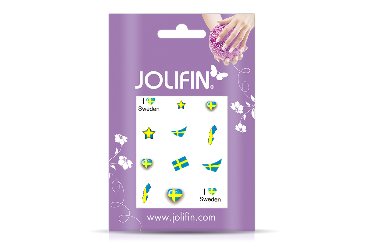 Jolifin Länder Tattoo - Sweden