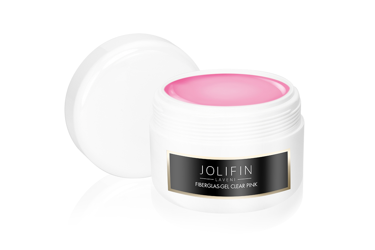 Jolifin LAVENI Refill - Fiberglas-Gel clear pink 250ml