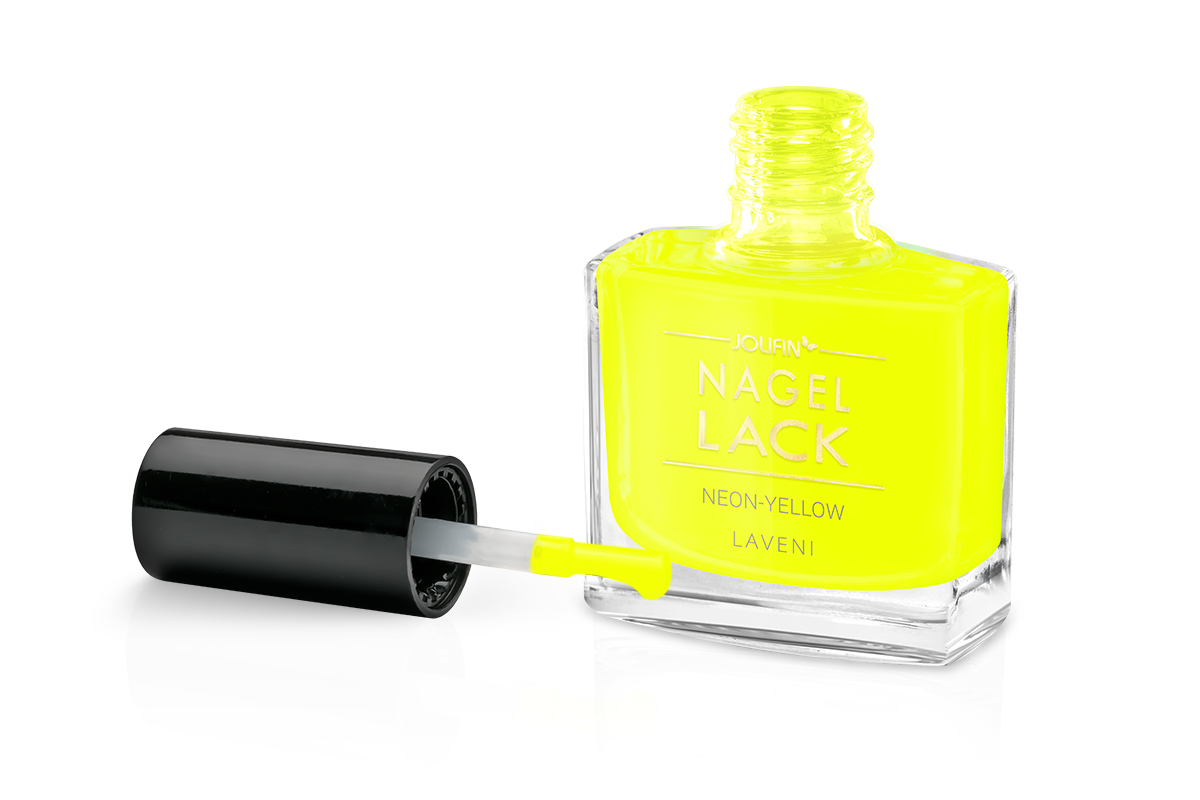 Jolifin LAVENI Nagellack - neon-yellow 9ml