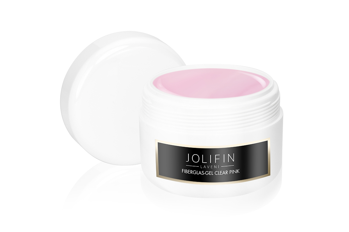 Jolifin LAVENI Refill - Fibreglass-Gel clear pink 250ml