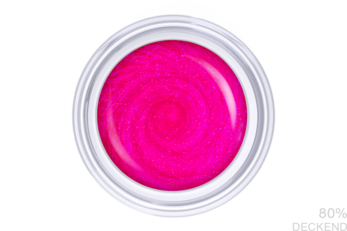 Jolifin Farbgel neon-magenta Glimmer 5ml