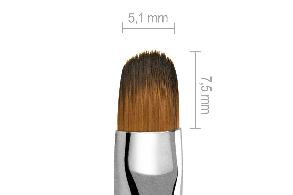 Jolifin Nature Brush - oval size 6