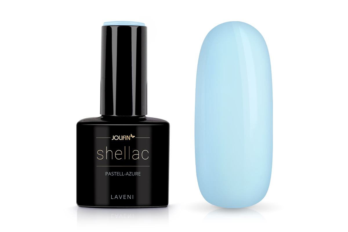 Jolifin LAVENI Shellac - pastell-azure 10ml